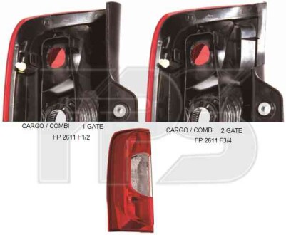 Фото товара Автозапчастина DEPO 2611 F1-E : Купить на tto.com.ua