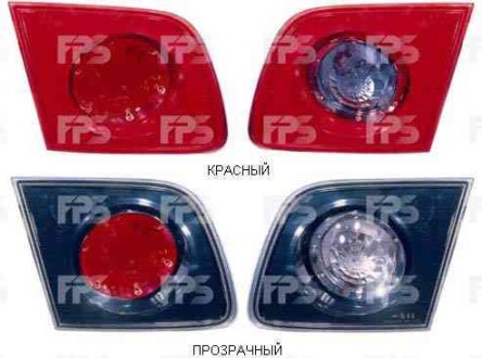 Фонарь MAZDA 3 04- SDN Л. внутр. прозр. - DEPO 3476 F11-E