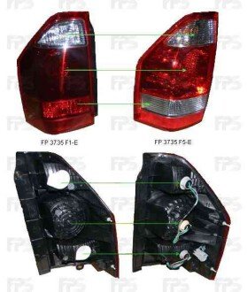 Фонарь с ламп. - DEPO 3735 F5-E