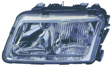 Фара Лів (H4/H7/W5W, електричн, без мотора, колір відбивача: хром) AUDI A3 8L 09.96-12.99 - DEPO 441-1126L-LDEMF