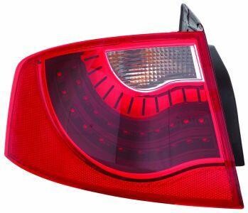 Ліхтар задній Лів (зовнішн, LED/P21W) SEAT EXEO Седан 4D 12.08-04.11 - DEPO 4451928LUE
