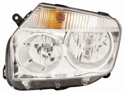 Фара левая H7/H1, авт./мех.рег., хром.рамка [] - DEPO 551-1186L-LDEM1