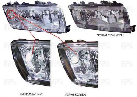 Фара - DEPO 6402 R1-E