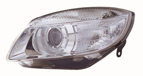 Фара главного света передняя, левая - ((5J1941015A, 5J1941017A)) DEPO 665-1115L-LD-EM