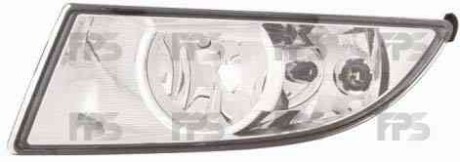 Фара птф хром. - DEPO 7408 H4-E