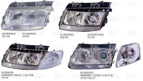 Фара - DEPO 9539 R2-E