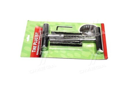 Набір для ремонту безкамерних шин (джгут 5шт, шило - Дорожная Карта TRK011