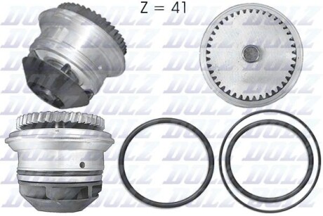 Водяний насос LT 2.8TDI 97-02 (41z.) - (062121010) DOLZ A199