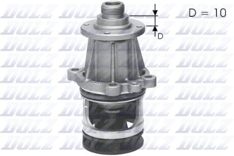 Водяний насос BMW 3/5 (E34/E36) 90-00 - (11511734602, 11511734595, 11511727468) DOLZ B215