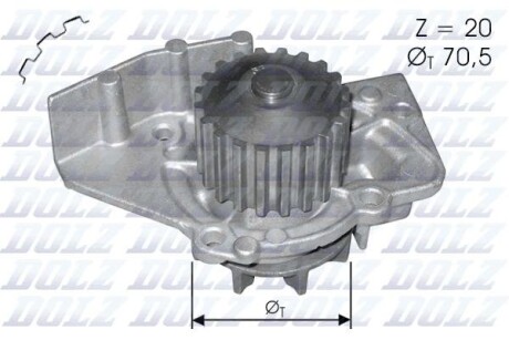 Водяной насос - DOLZ C120