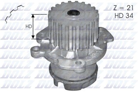 Водяний насос - DOLZ L124