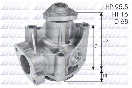 Водяной насос - DOLZ L135