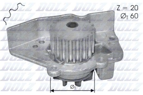 Водяной насос - DOLZ N405