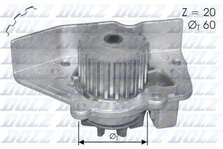 Водяной насос - DOLZ N406