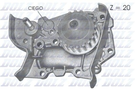 Водяной насос - DOLZ R214