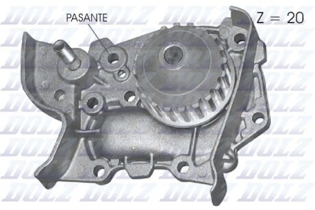 Водяной насос - DOLZ R314