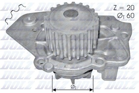 Водяной насос - DOLZ T136