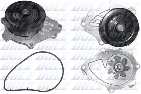 Водяний насос TOYOTA Auris, Avensis, Rav 4 2. 0/2. 2 D-4D 05- - (1610029496, 1610009340, 1610029495) DOLZ T231