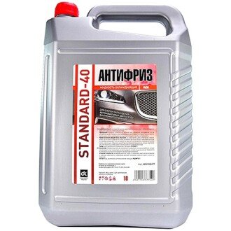 Антифриз Standard-40 -24°C красный, 10л - Дорожная Карта 48021106377