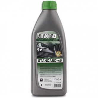 Антифриз G11 Standard-40 Long Life -40°C зеленый, 0,9л - Дорожная Карта 4802877304