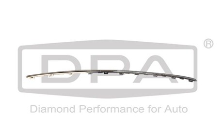 Накладка на задний бампер центр. VW Polo (10-) хром - DPA 88531825502