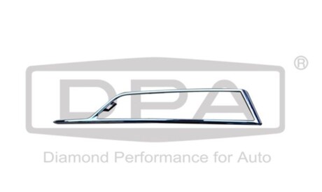 Накладка решетки бампера левая хром Skoda Octavia (20-) - DPA 88531826702