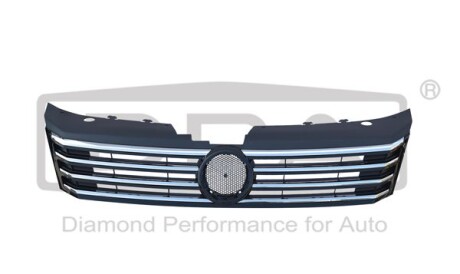 Решетка радиатора без эмблемы, c полосой чёрная рамка VW Passat (11-14) - DPA 88531828502