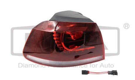 Фонарь левый внешний LED VW Golf VI (09-13) - DPA 89450624902