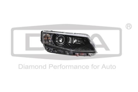 Фара правая чорная LED Skoda Octavia (13-) - DPA 99411673002