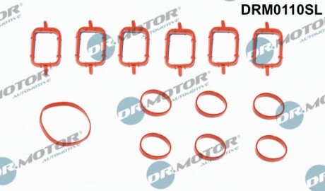 К-т прокладок колектора 13 елементiв - DR.MOTOR DRM0110SL