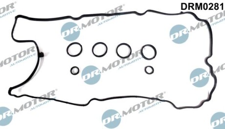 Комплект ущільнень, кришка голівки циліндра - DR.MOTOR DRM0281