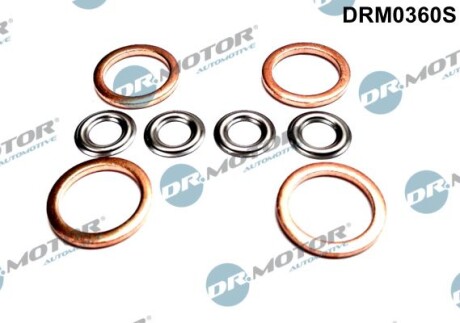 Комплект ущільнень, інжекторна форсунка - (320694, 7932561358, 753324) DR.MOTOR DRM0360S