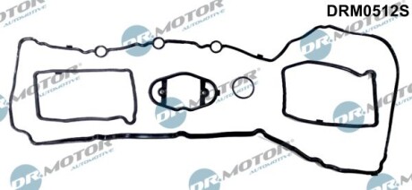 Комплект ущільнень, кришка голівки циліндра - DR.MOTOR DRM0512S