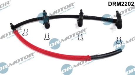 Шланг зливний Volvo C30/S40 II/S80 II/V50/V70 III 1.6D 05-12 - DR.MOTOR DRM2202