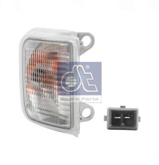 Лампа сигналу повороту переднього Лів/Прав (колір скла: прозорий, з патроном лампочки) IVECO EUROCARGO I-III 03.05-09.15 - DT 7.25110