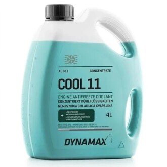 Антифриз-концентрат Cool G11 Concentrate -80°C синій, 4л - DYNAMAX 500109