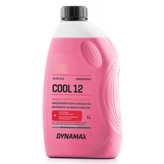 Антифриз-концентрат Cool ULTRA G12 Concentrate -80°C червоний, 1л - DYNAMAX 500143