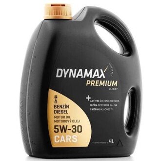 Моторна олива Premium Ultra F 5W-30, 4 л - DYNAMAX 501996