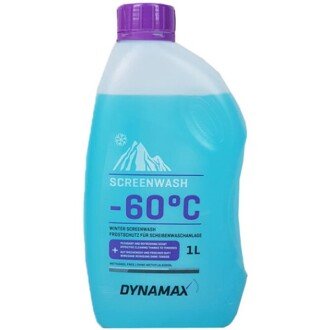 Омивач скла Winter Screenwash зимовий концентрат -60°С, 1л - DYNAMAX 502132 (фото 1)