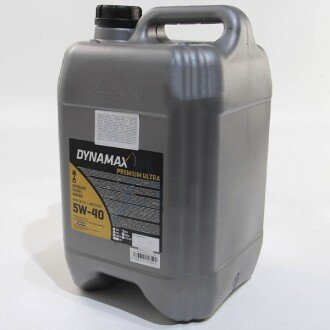 Моторна олива Ultra 5W-40, 20 л - DYNAMAX 502447