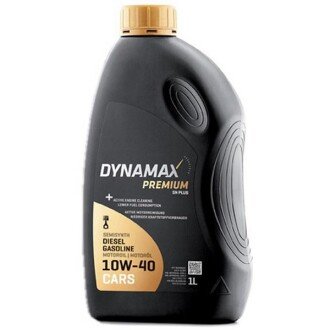 Моторна олива Premium SN Plus 10W-40, 1 л - DYNAMAX 502647