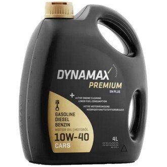 Моторна олива Premium SN Plus 10W-40, 4 л - DYNAMAX 502648