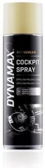 Поліроль торпедо (спрей/ваніль)DXI1 COCKPIT SPRAY VANILLA (500ML) - DYNAMAX 606137