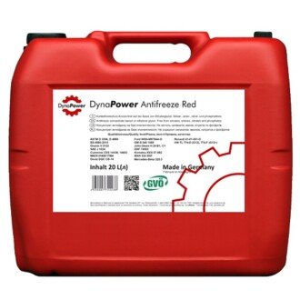 Антифриз-концентрат Red G12+ красный, 20л - DYNAPOWER 20003