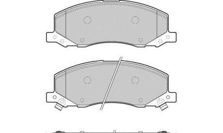 Комплект тормозных колодок, дисковый тормоз - (13237752, 1605202) E.T.F 12-1378