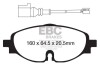 Гальмівні колодки тюнінгові - ((8V0698151)) EBC DP22150 (фото 1)