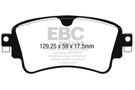 Гальмівні колодки тюнінгові - EBC DP22254