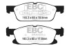 Гальмівні колодки тюнінгові - ((1884555, F2GZ2001A)) EBC DP23046 (фото 1)