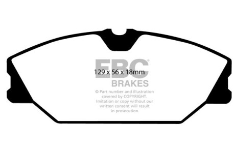 Гальмівні колодки тюнінгові - EBC DP41369R