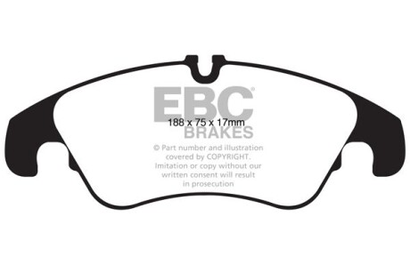 Гальмівні колодки тюнінгові - EBC DP42022R